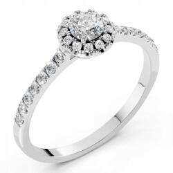 ESSYA 925 Ezüst Gyűrű Gyémántokkal 0, 54 Ct Lab Essya (101-10095(4.0)-925-LAB-WHT)