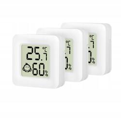 LogiLink Termomomiter 3 Db-os Digitális Higrométer Szett Logilink Szobai Páratartalom (SC0119-12)