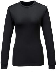 Portwest B136 Női Baselayer jégerfelső - aláöltözet (fekete, XL) (B136BKRXL)