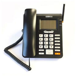  Telefon fix de birou MaxCom MM28D HS, 2 G, SIM, 300 numere, Negru (5908235974033)