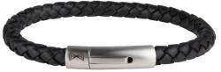 AZE AZ-BL004-A-225 IRON SINGLE STRING BLACK Férfi nemesacél karkötő (AZ-BL004-A-225)