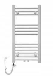 REBISON Fürdőszobai radiátor dekoratív elektromos létra 800x400 600W fehér (TRM-800x400W-E-600W)