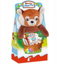 Kinder Mix plüssfigura mosómedve csokoládé játék csokoládé 133g (4008400270326)