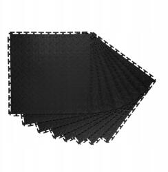 SucceBuy Pvc Garázs Padlószőnyeg 8db 51, 3x51, 3CM 5MM Fekete (PVCLSCKDDPVCW)