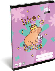 Lizzy Card Kapibara tűzött füzet A/5, 32 lap sima (20-32), Lizzysuli, Lollipop Capybara (LIZ-7500172000)