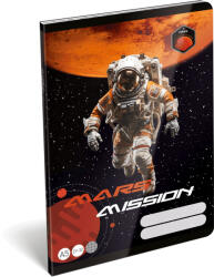 Lizzy Card Űrhajós tűzött füzet A/5, 32 lap kockás (27-32), Lizzysuli, Mars Mission (LIZ-7500171006) - mesescuccok