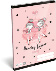 Lizzy Card Balerina tűzött füzet A/5, 32 lap sima (20-32), Lizzysuli, Tiny Dancer Lovely Ballerina (LIZ-7500172003) - mesescuccok