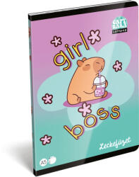 Lizzy Card Kapibara tűzött füzet A/5, 40 lap lecke, Lizzysuli, Lollipop Capybara (LIZ-7500174000)