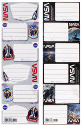Starpak NASA füzetcímke, 6 db/ív, kétféle (536028) (STK-536028) - mesescuccok