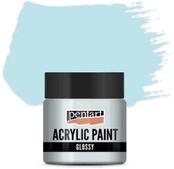 Pentart fényes akrilfesték, 50 ml - jégkék