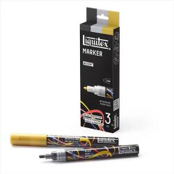 Liquitex Marker - akril dekormarker, 3x2mm készlet - Accent