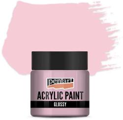 Pentart fényes akrilfesték, 50 ml - rózsaszín