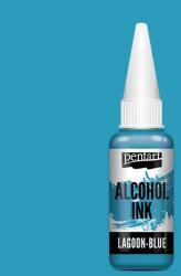 Pentart alkoholos tinta, Media ink, tintafesték, 20 ml - lagúnakék