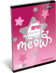 Lizzy Card Cicás tűzött füzet A/5, 32 lap szótár (31-32), Lizzysuli, Kittok Stars Purrfect (LIZ-7500173002) - officetrade