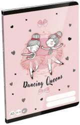LIZZY Füzet sima LIZZYSULI A/5 32 lapos 20-32 Tiny Dancer Lovely Ballerina (7500172003) - papir-bolt