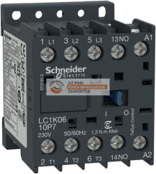 Schneider Electric Mágneskapcsoló 9A, 1 záró, AC, 50/60 Hz (LC1K0910V7)