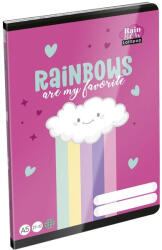 LIZZY Füzet kockás LIZZYSULI A/5 32 lapos 27-32 Lollipop Rainbow (7500171001) - papir-bolt