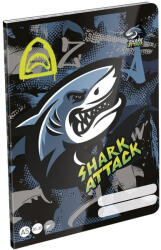 LIZZY Füzet sima LIZZYSULI A/5 32 lapos 20-32 Shark Attack (7500172007) - papir-bolt