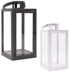 Decoration & Design Prémium Lámpás 21cm fekete (251239-bk)