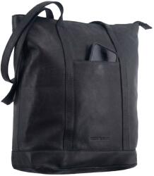 Greenburry Geanta umar dama piele naturala neagra 35 x 34 cm, Colombiana, Greenburry