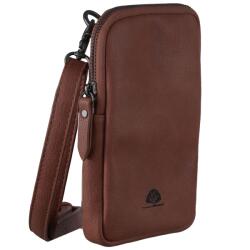 Greenburry Geanta umar dama piele ecologica maro 12 x 20 x 2.5 cm, Mad'l Dasch Traudl, Greenburry