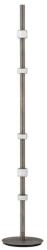 Nova Luce Lampadar tub subtire aluminiu gri inchis si alabastru LED MARLOW (NVL-9333231)
