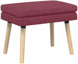 vidaXL Banca cu doua straturi Rosu Vin 60 x 40 x 46 cm Tesatura GartenMobel Dekor (42038420)