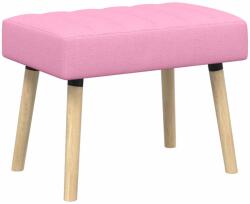 vidaXL Banca cu tapitare canelata Roz 60 x 40 x 45 cm Tesatura GartenMobel Dekor (42038471)