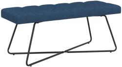 vidaXL Banca cu butoane capitonate albastru 110 x 40 x 46 cm Tesatura GartenMobel Dekor (42038379)