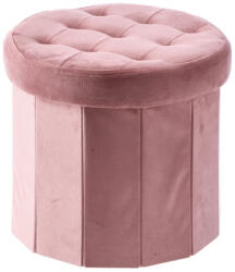 AdTrend Taburet catifea roz 38 x 36 cm (102119C)