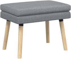 vidaXL Banca cu doua straturi Gri deschis 60 x 40 x 46 cm Tesatura GartenMobel Dekor (42038417)