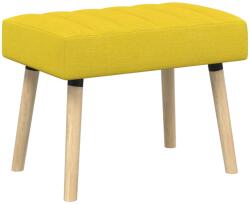 vidaXL Banca cu tapitare canelata Galben Deschis 60 x 40 x 45 cm GartenMobel Dekor (42038469)