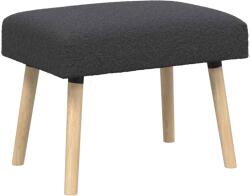 vidaXL banca Simplu Gri închis 60 x 40 x 45 cm Bouclé GartenMobel Dekor (42038402)