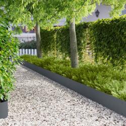 vidaXL Margine pentru gazon 10 pcs 103 x 25 cm Otel Antracit GartenMobel Dekor (8008494)