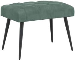 vidaXL Banca cu butoane capitonate Verde Marii 60 x 40 x 45 cm Catifea GartenMobel Dekor (42038554)