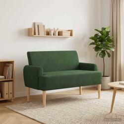 vidaXL Canapea cu capitonaj butonat Verde Jungla 116 x 67 x 81 cm GartenMobel Dekor (42041793)