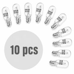 Carguard Bec pozitie auto T10 W3W 12V 3W alb, set 10 bucati Carguard (BAA009)