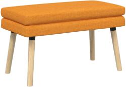 vidaXL Banca cu doua straturi Galben Intunecat 80 x 40 x 47 cm GartenMobel Dekor (42038440)