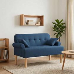vidaXL Canapea cu capitonaj butonat albastru 120 x 65 x 79 cm Tesatura GartenMobel Dekor (42041817)