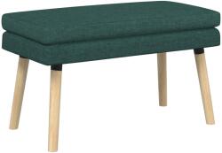 vidaXL Banca cu doua straturi Verde închis 80 x 40 x 47 cm Tesatura GartenMobel Dekor (42038436)