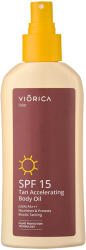 Viorica Ulei de Corp pentru Accelerarea Bronzului SPF15, 150ml, Viorica