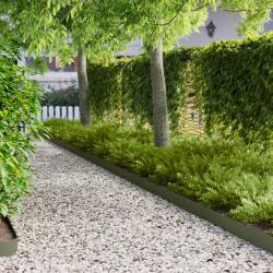 vidaXL Margine pentru gazon 20 pcs 103 x 15 cm metal Verde masliniu GartenMobel Dekor (8008251)