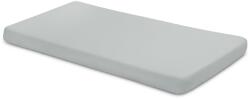 Sensillo Бебешки памучен чаршаф с ластик Sensillo - Jersey Deluxe, 120 x 60 cm, сив (SILLO-22090) - baby