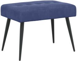 vidaXL Banca cu butoane capitonate Albastru Politie 60 x 40 x 45 cm GartenMobel Dekor (42038513)