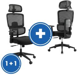 Rauman Scaun de birou Meglio 1 + 1 GRATUIT, negru