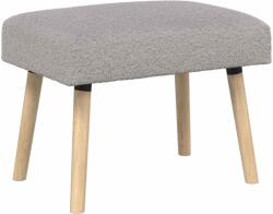 vidaXL banca Simplu Gri deschis 60 x 40 x 45 cm Bouclé GartenMobel Dekor (42038399)
