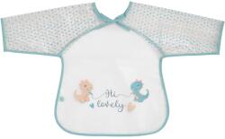 Babycalin Водоустойчив бебешки лигавник с ръкави Babycalin - Динозаври (BBC203621) - baby