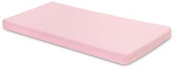 Sensillo Бебешки памучен чаршаф с ластик Sensillo - Jersey Deluxe, 120 x 60 cm, розов (SILLO-22092) - baby