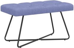 vidaXL Banca cu butoane capitonate Albastru Jeans 80 x 40 x 46 cm GartenMobel Dekor (42038370)