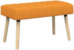 vidaXL Banca cu tapitare canelata Galben Intunecat 80 x 40 x 46 cm GartenMobel Dekor (42038482)